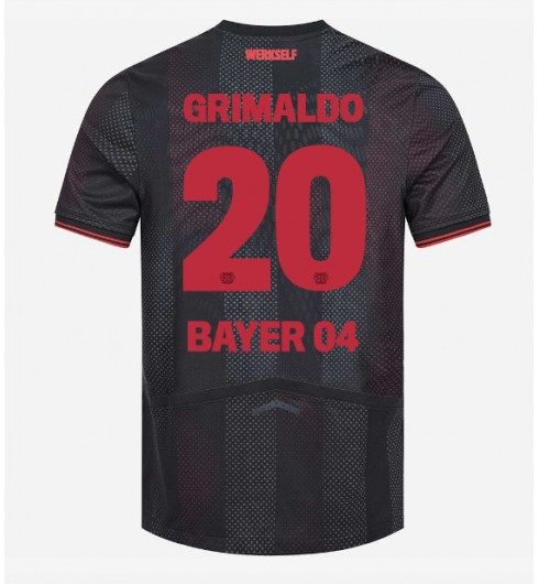 Bayer Leverkusen Alejandro Grimaldo #20 Domácí Dres 2025-26 Krátký Rukáv Bayer Leverkusen Alejandro Grimaldo #20 Domácí Dres 2025-26 Krátký Rukáv